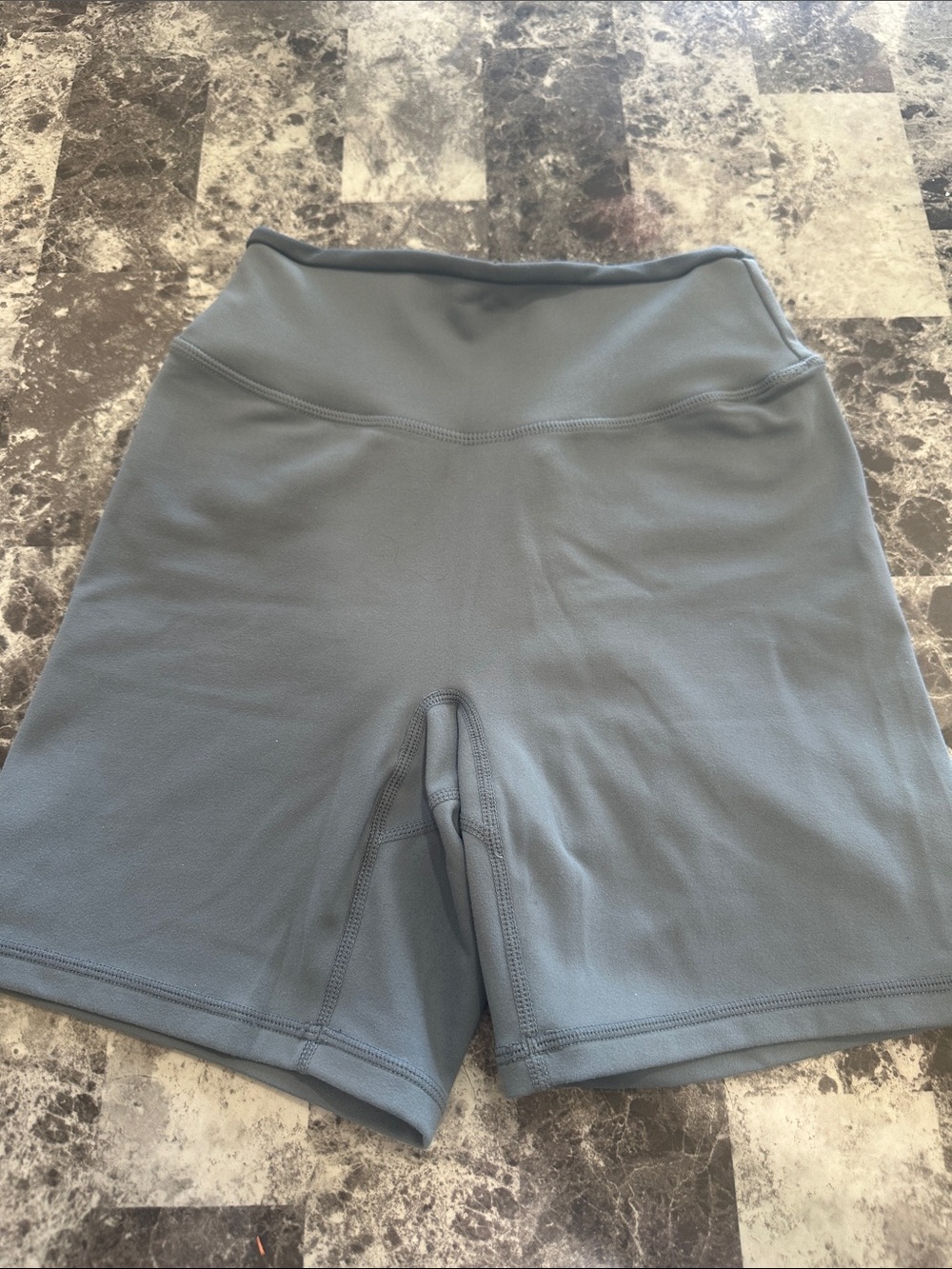 P'tula Women's Athletic Bike Shorts in Slate Blue